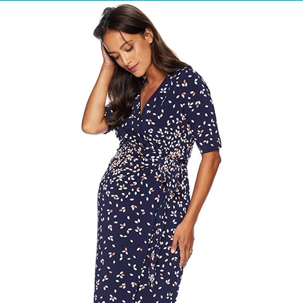 Motherhood Maternity Wrap Dress